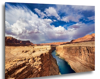 Zdjęcie krajobrazu Marble Canyon w Arizonie | Odbitka Wielkiego Kanionu i rzeki Kolorado