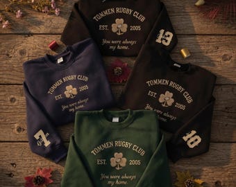 Custom Embroidered Tommen College Boys Sweatshirt, Personalized Lynch Bookish Merch