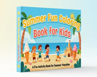 Livre de coloriage pour enfants imprimable PDF | Activités d'apprentissage amusantes pour les enfants de 3 à 8 ans