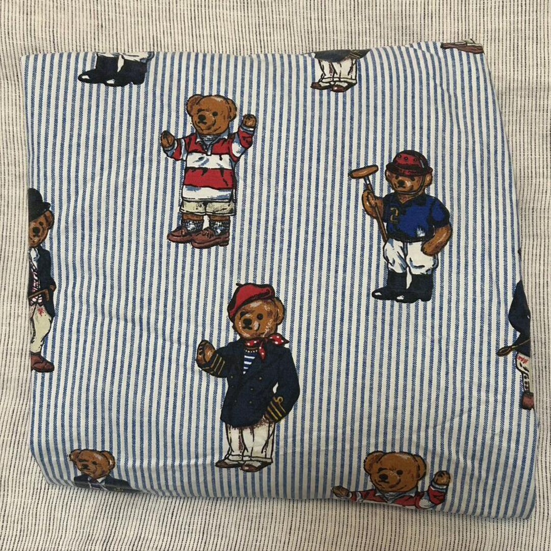 Vintage Ralph Lauren white teddy bear baby tee