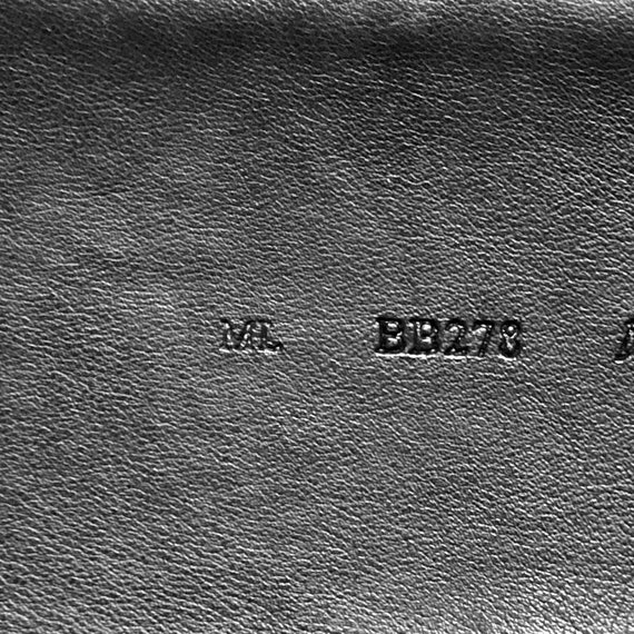 Vintage Betsey Johnson Black Italian Leather Wide… - image 7