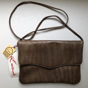 80s KCee Wildwood of California Purse Vintage Leather Bag NOS with Tags Made USA