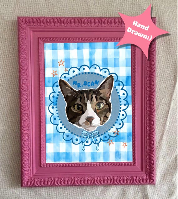 Custom Pet Portraits| Digital Pet Portrait| Made to Order| Memorial Gift