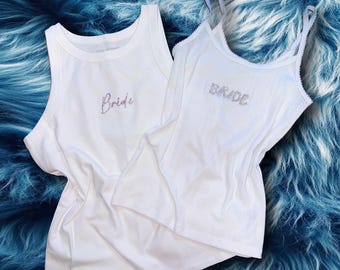 Custom Bridal Tank Top| Made to Order| Bride Era | Personalized