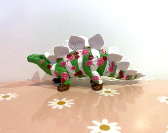 Hand Painted Dinosaur display figurine. Rosie.