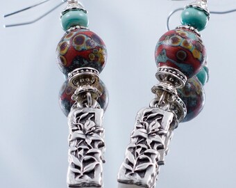 Tribal Lily Earrings