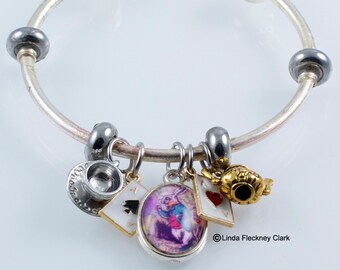 Alice In Wonderland Rabbit Bangle