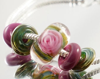 Glass Bracelet, Handmade Lampwork, Handmade Bracelet, Unusual Bracelet, Etsy UK