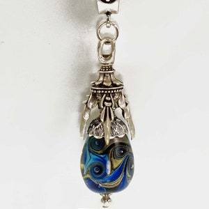 Lampwork Necklace, Glass Pendant, Feminine Necklace, Statement Jewellery, Etsy UK
