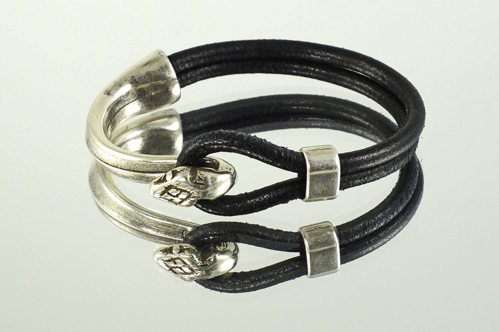 Mans Bracelet, Snakes Head Clasp, One of a Kind, Etsy UK Etsy UK