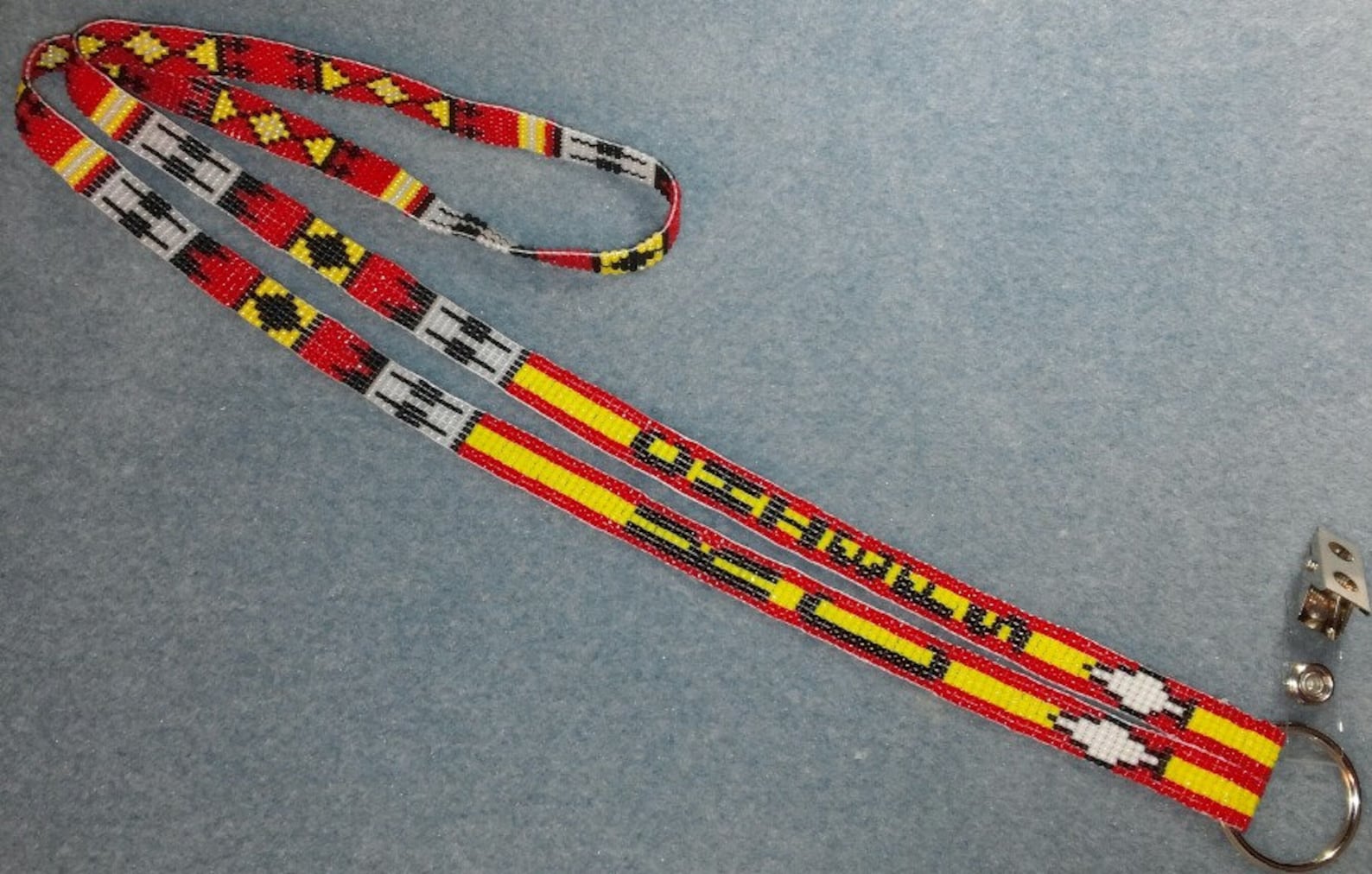 Loom Beaded Lanyard Etsy