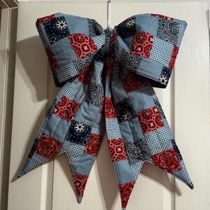Extra Large Quilted Reversible Bows