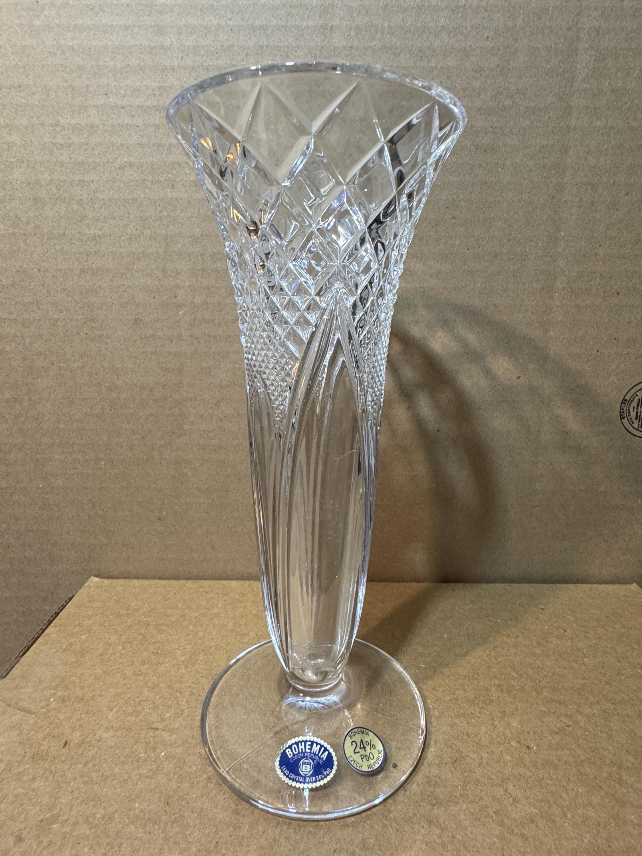 Bohemia Crystal Vase 24 Pbo - Etsy