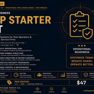 Notionテンプレート｜中小企業向けSOPスターターキット｜軍事規格準拠のSOP10選｜個人事業主および税務専門家向けワークフローシステム