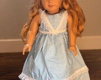 Robe longue et accessoires pour poupée de 18 pouces comme une Américaine