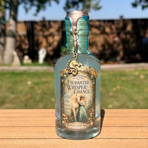 Enchanted Whisper Ethereal Elixir • Decorative Potion Bottle