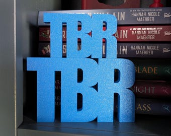 TBR Bookshelf Sign - Now in Two Sizes!