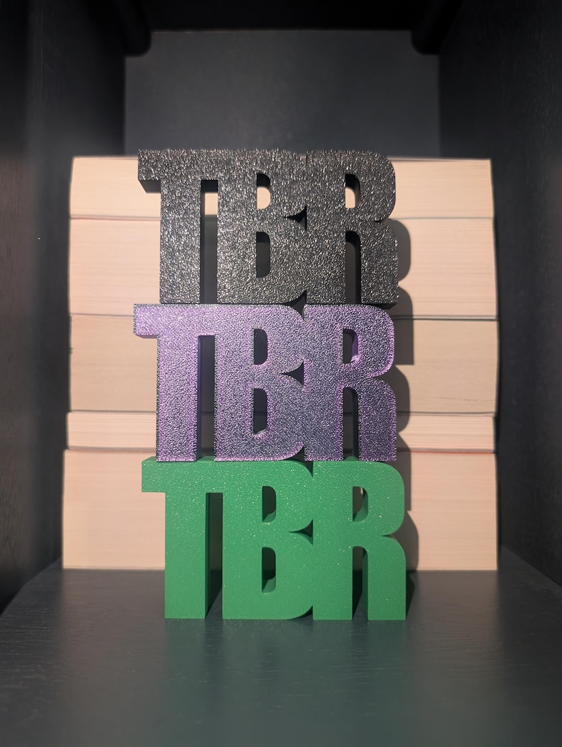 Tbr Sign TBR Bookshelf Sign - Now in Two Sizes! - Etsy