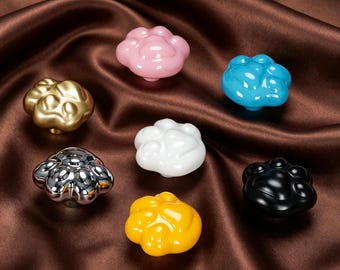 Cat Paw Drawer Knobs | Zinc Alloy Cabinet Pulls, Animal Claw Dresser Knob