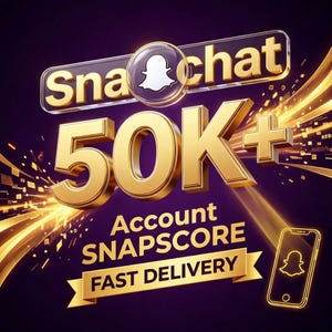 Cuenta con 50k Snapscore /HQ/ Snapchat 50,000+ Score / Entrega rápida