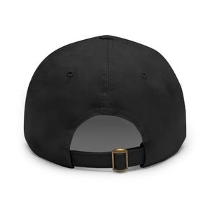 SABLE Black Structured Cap | Build Different Gold Crosshair Logo Hat image 3