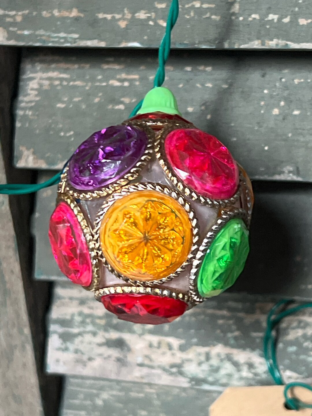 Vintage Christmas Light Set Jewels Hong Kong Etsy UK