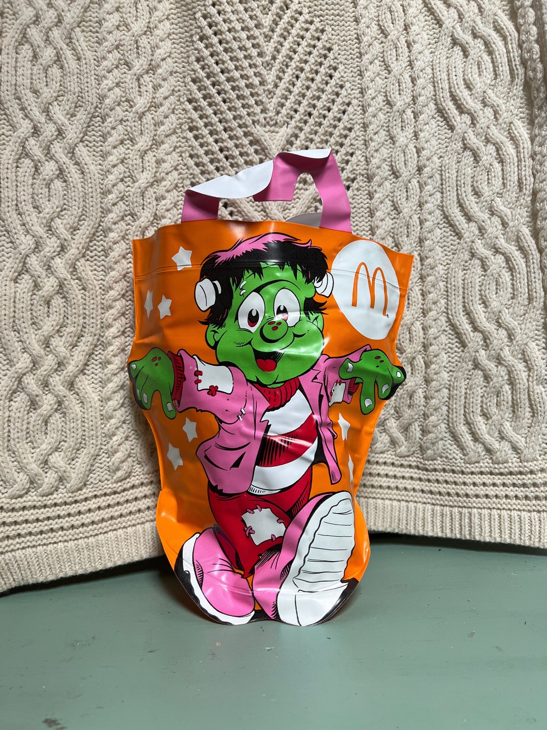 1990 Mcdonalds Trick or Treat Bag Frankenstein Halloween Etsy