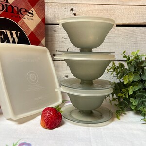 Vintage Tupperware Bundle Square Away & 754 Jello Dishes