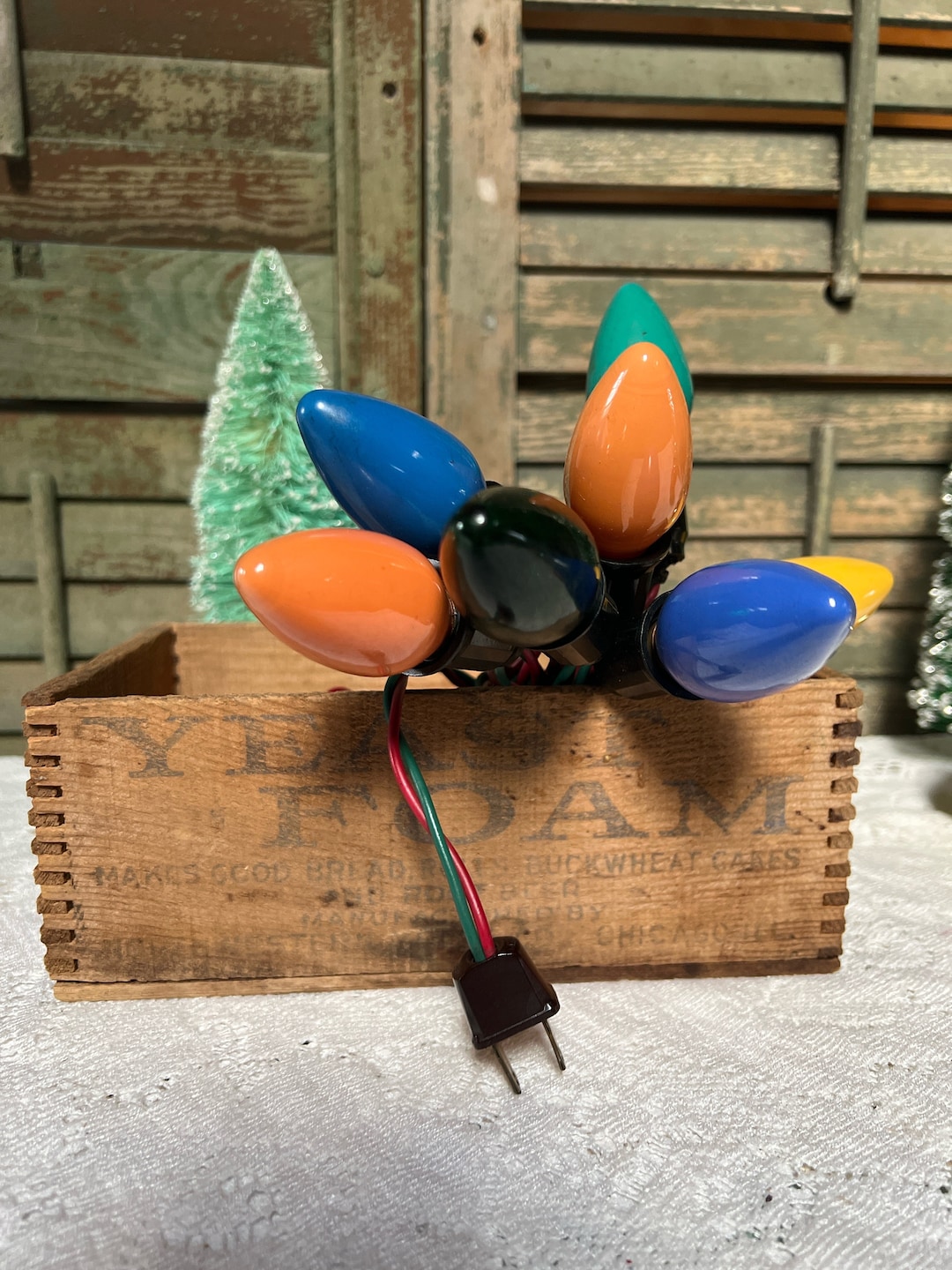 Vintage Timco Christmas Lights C7 1/2 Etsy