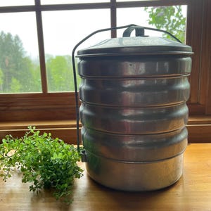 Royal Aluminum Food Stacker * Camping Picnic Vintage