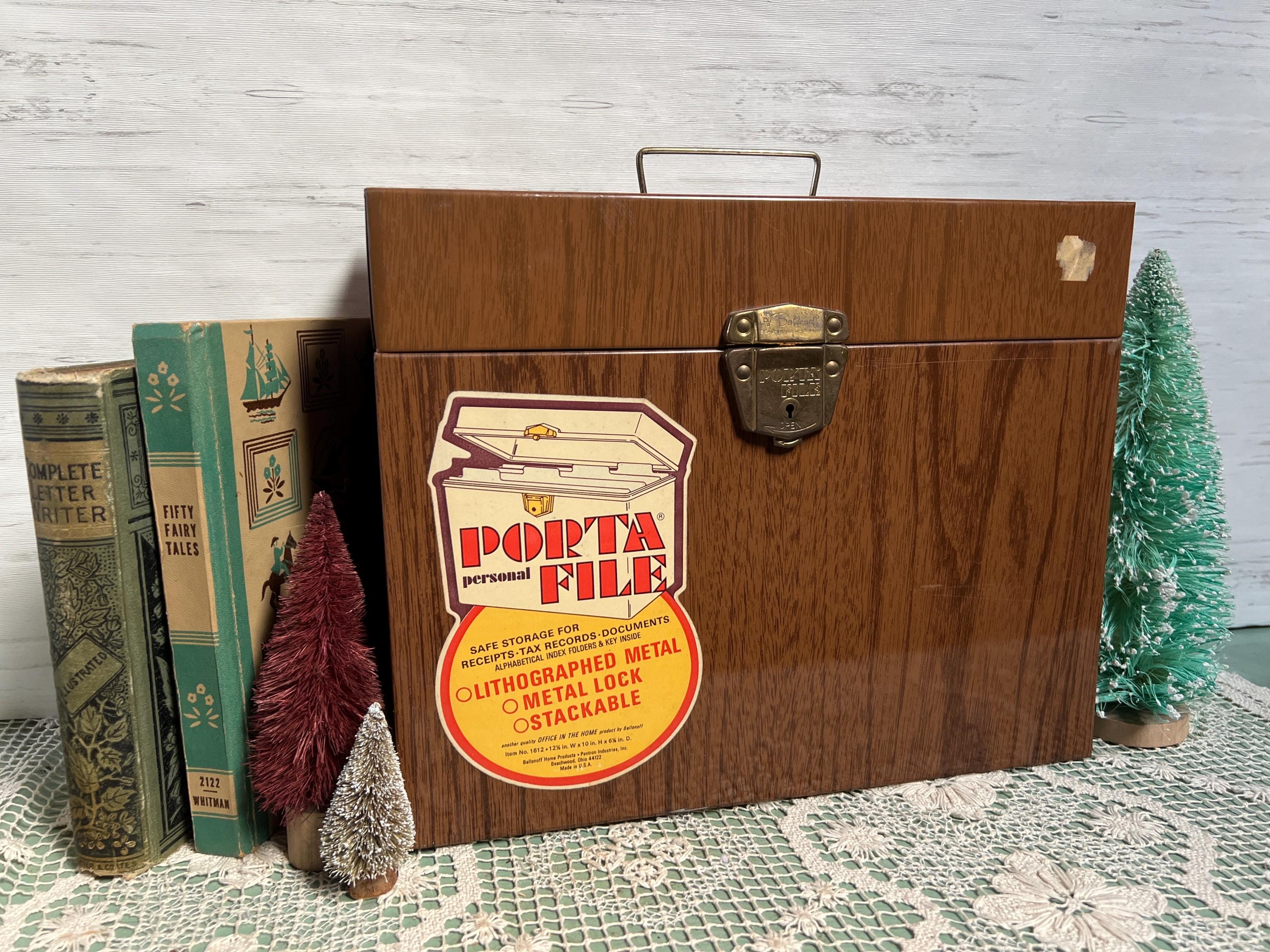 USA ヴィンテージ Porta File Box