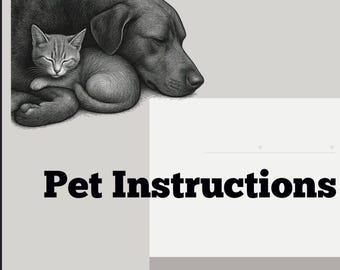 Pet care checklist book
