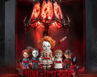 Mama Of Little Horrors Light Box – Spersonalizowane prezenty dla mamy