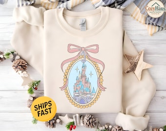 Vintage Disney Schloss Shirt, Prinzessin Schloss Tshirt, Retro Schloss Bogen T-Shirt, Disney Familienausflug, Wdw Tour, Geburtstagsgeschenk, magisches Schloss Shirt