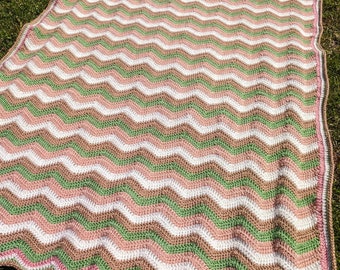 Crochet Ripple Blanket
