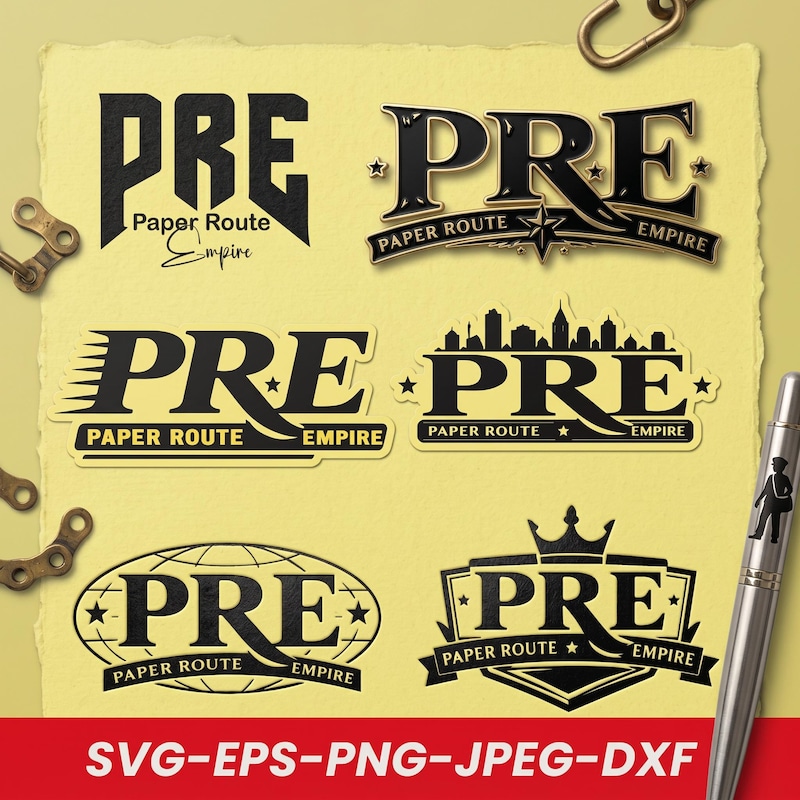 Paper Route Graphics Paper Route Empire Svg - Etsy