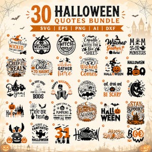 Halloween SVG Bundle E0 Designs, Autumn Harvest Vintage Halloween Shirt Design, Cute Ghost Pumpkin Sublimation Spooky Season Fall PNG