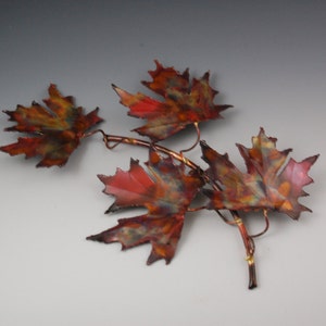 METAL WALL ART,copper maple leaf:Fall Decor,metal sculpture,home decor,Wall Sculpture,Home Decor,Wall Art,Wall Decor,Tree Sculpture,wall art