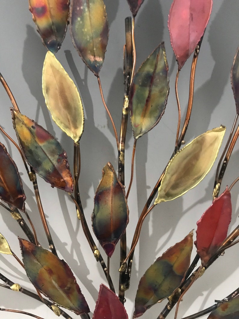 COPPER METAL TREE Metal Art Metal Wall Art Metal Wall Etsy