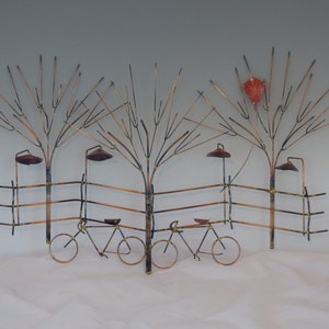 Bicycle Wall Art, BIKE Wall Art ,Biking Art, Sculpture, Bike Wall Decor,Metal Sculpture, Home Decor, Wall Art, Metal  Signs, Cyclist