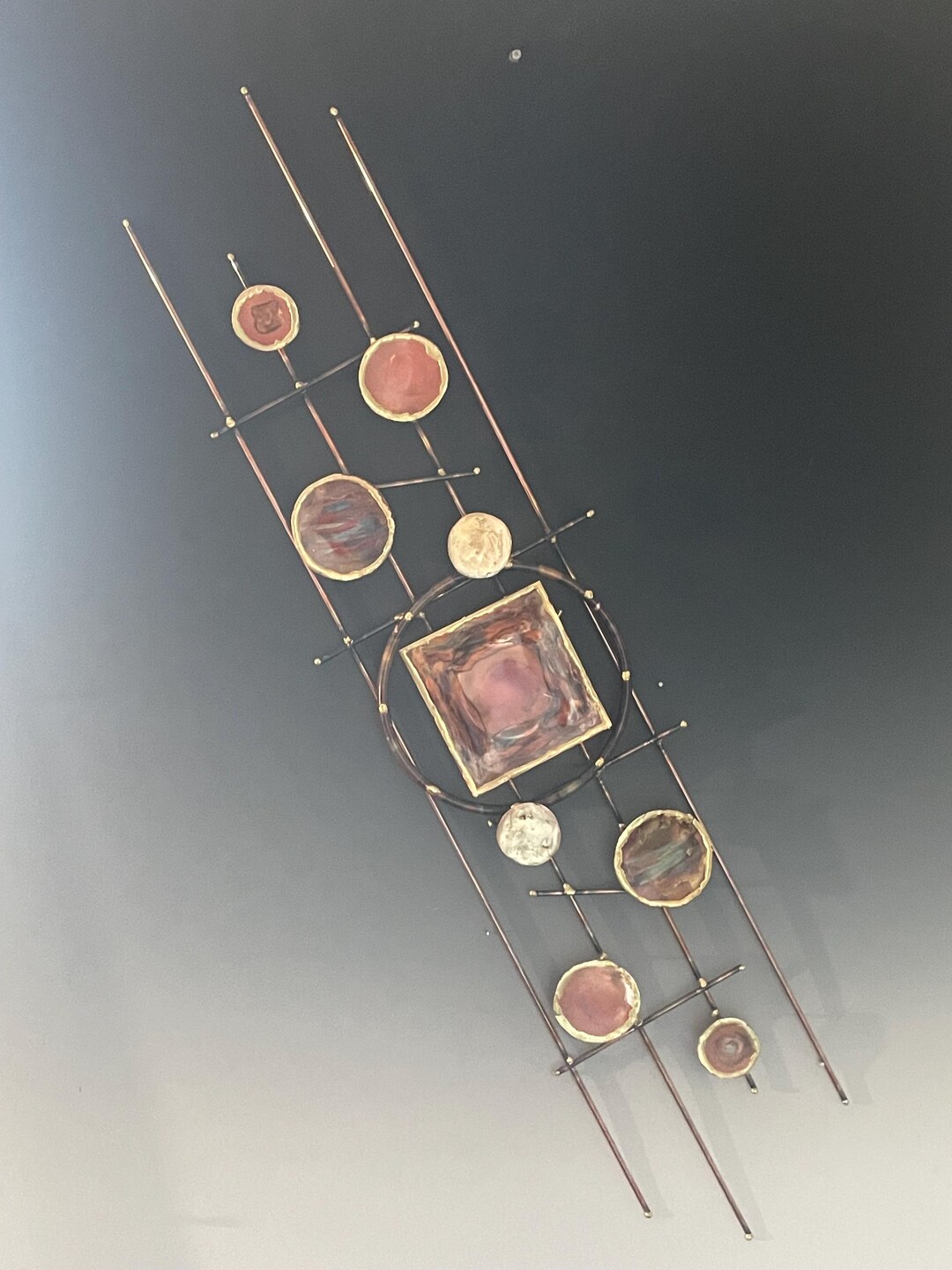 Abstract Metal Sculpture, Metal Wall Art Decor, Metalwall Art, Abstract ...