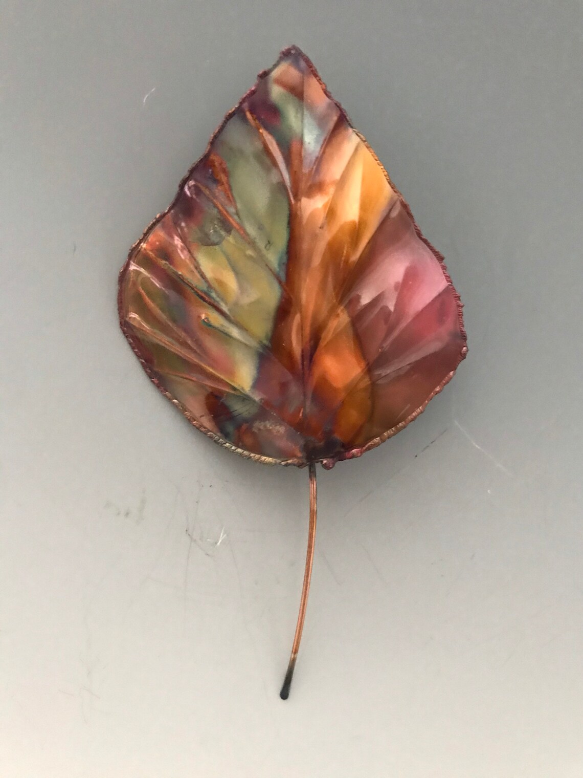 COPPER ASPEN Leafwall Decormetal Sculpturemetal Art wall Etsy