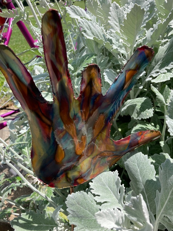 Jerry Garcia copper GARDEN ART