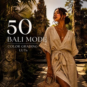 Cinematic LUTs Master Edition | 50 Bali Tropical Video presets