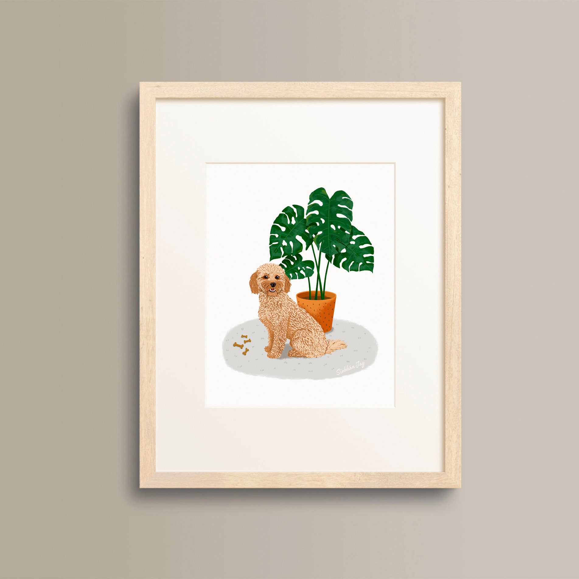Cockapoo, Cockapoo Dog, Art Print, Illustration, Cockapoo Gift, for Dog ...