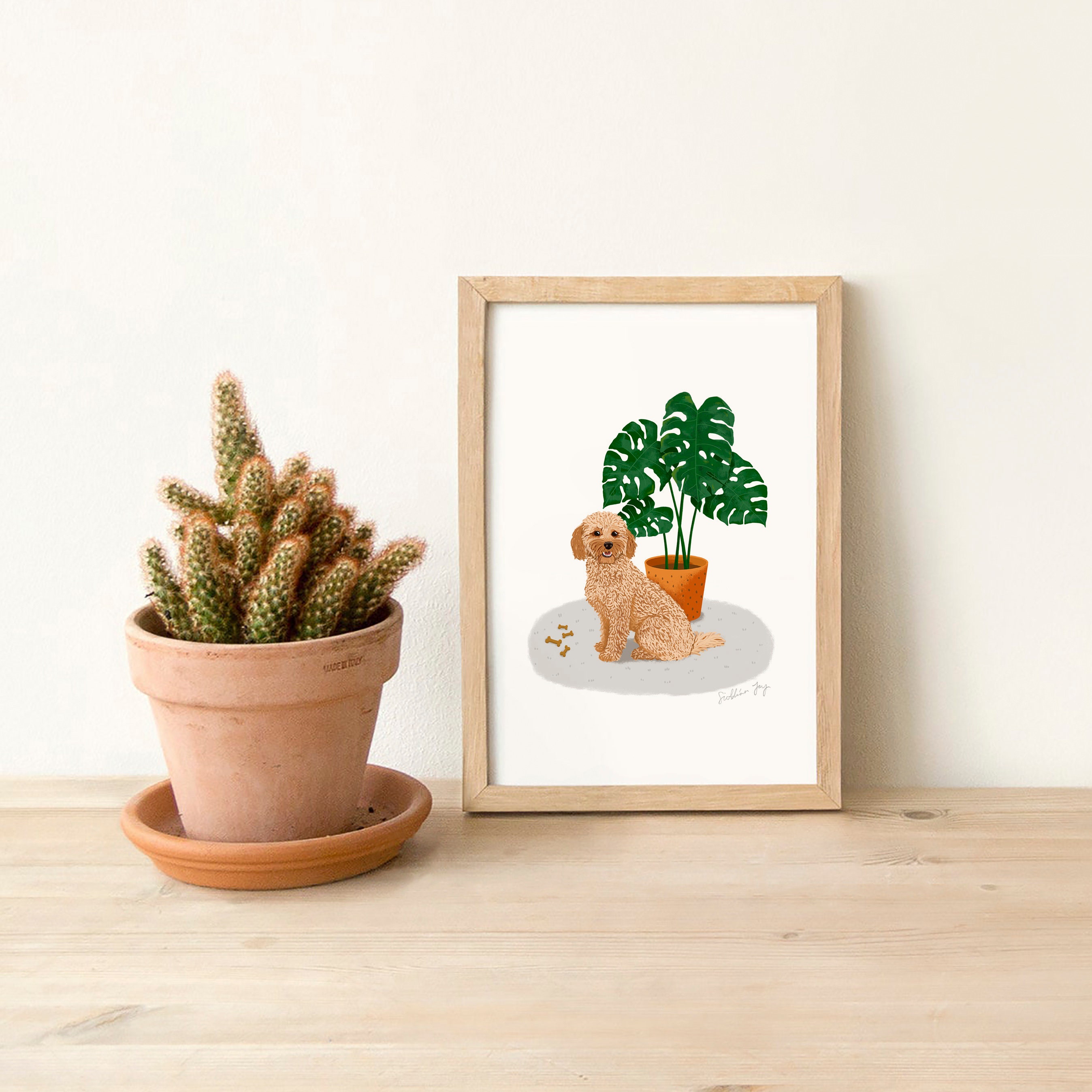 Cockapoo, Cockapoo Dog, Art Print, Illustration, Cockapoo Gift, for Dog ...