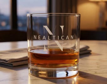 Nealtican-Whiskey Glass, 10.5oz (Engraving)