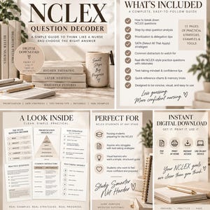 NCLEX Question Decoder | Nursing Exam Strategy Guide (Digital Download)