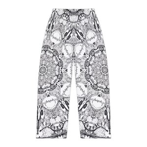 Dunkle Mandala Tribal Print Damen Pyjama Hose | Allover-Druck Bild 3