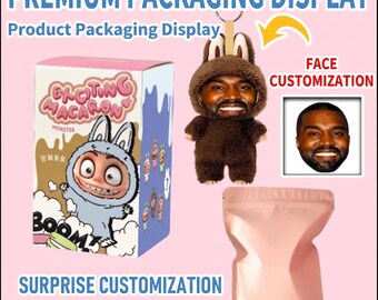 Llavero de peluche personalizado, llavero con cara personalizada, mini almohada de regalo